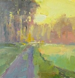 The Color Hour, Contemporary Landscape Oil Painting by Millie Gosch