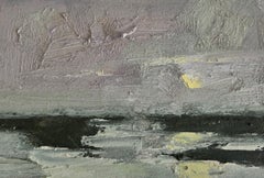 "Mauve", dipinto a olio che raffigura un paesaggio provenzale contemporaneo, opera di Bethanne Cople