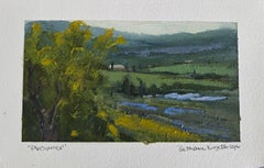 Provence, zeitgenössisches Ölgemälde einer französischen Landschaft von Bethanne Cop