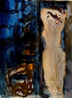 Jacques Petit, peintre figuratif moderniste français, spécialiste de l'aquarelle et de l'encre