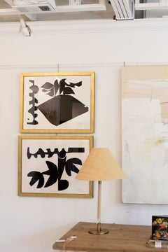 Lisa Zager, Piantare i semi No. 2, Black and White, Ink on Paper, Modernist