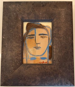 Alison Duncan, Lia, Contemporary Figurative Portrait Painting on Panel