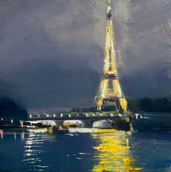 Craig Mooney Éclat Original Contemporary Oil Painting on Canvas 24 x 24