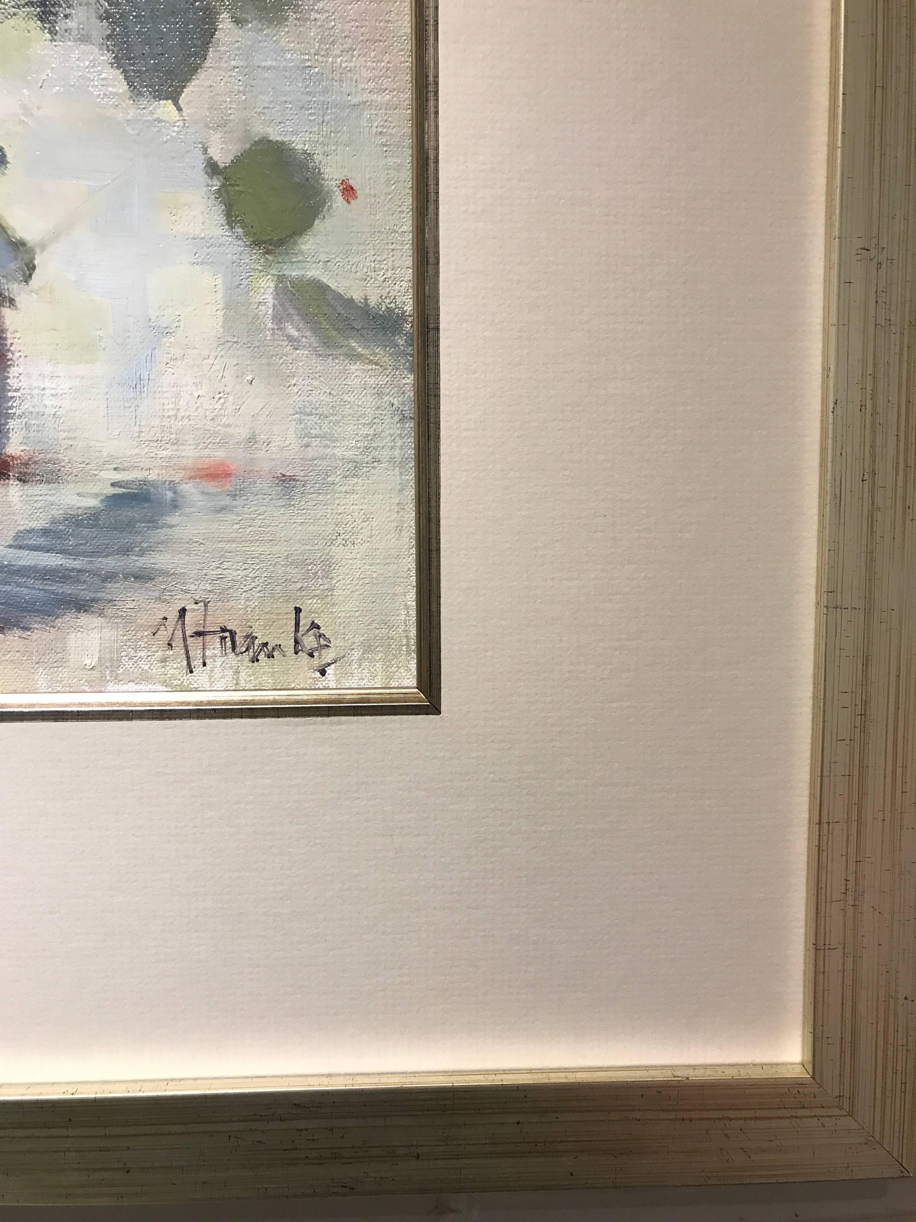 Chanson - Impressionist Painting by Nancy Franke