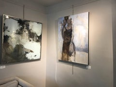 'Revealed No. 4' Large Vertical Figurative Painting
