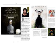 Hildebrand, Abstract figurative oil on canvas, Animal-human, soft background