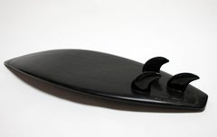 Surfboard Small by KARTEL - unique handcarved marble sculpture -smooth finish