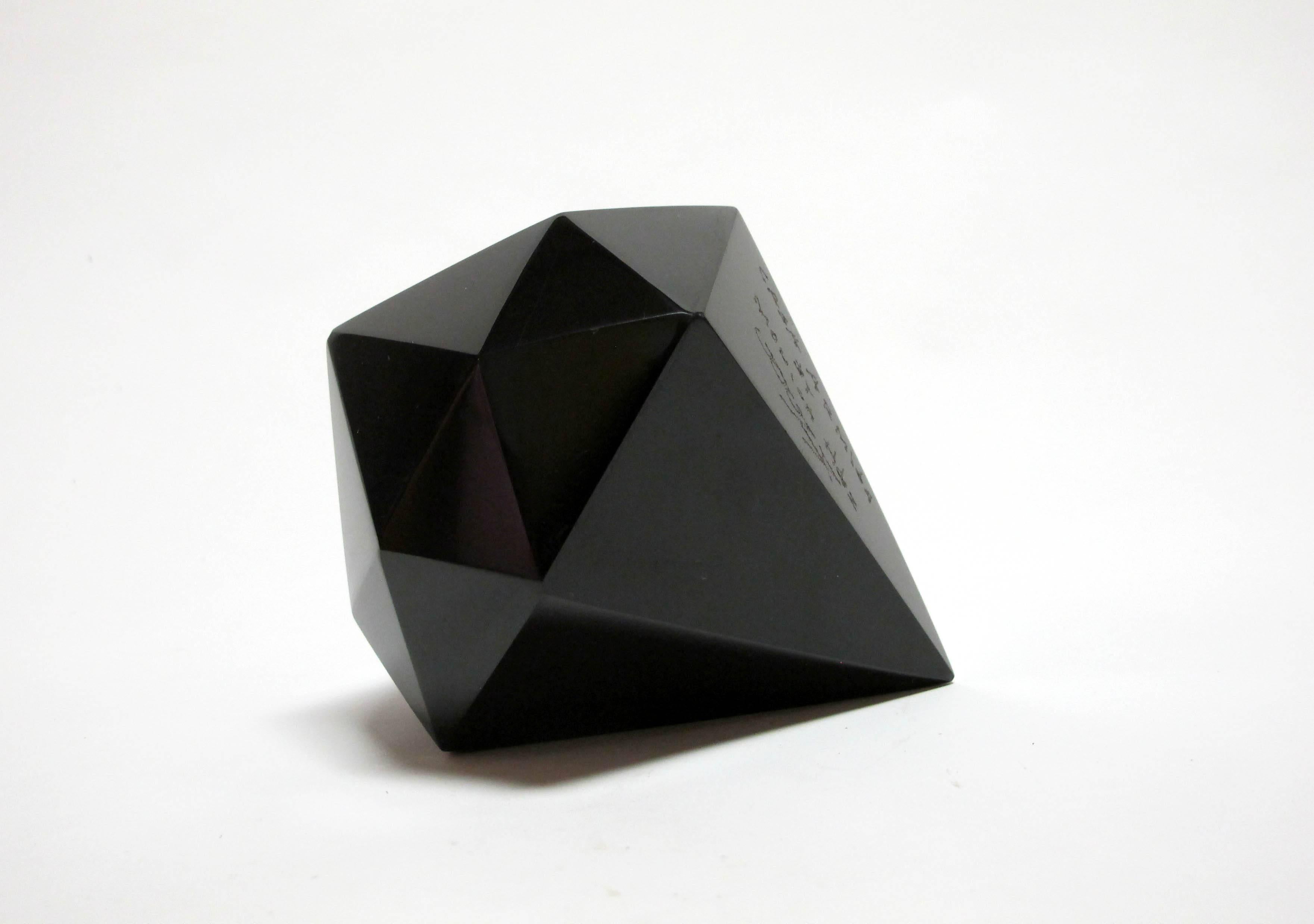 KARTEL Figurative Sculpture - Black Diamond - Large