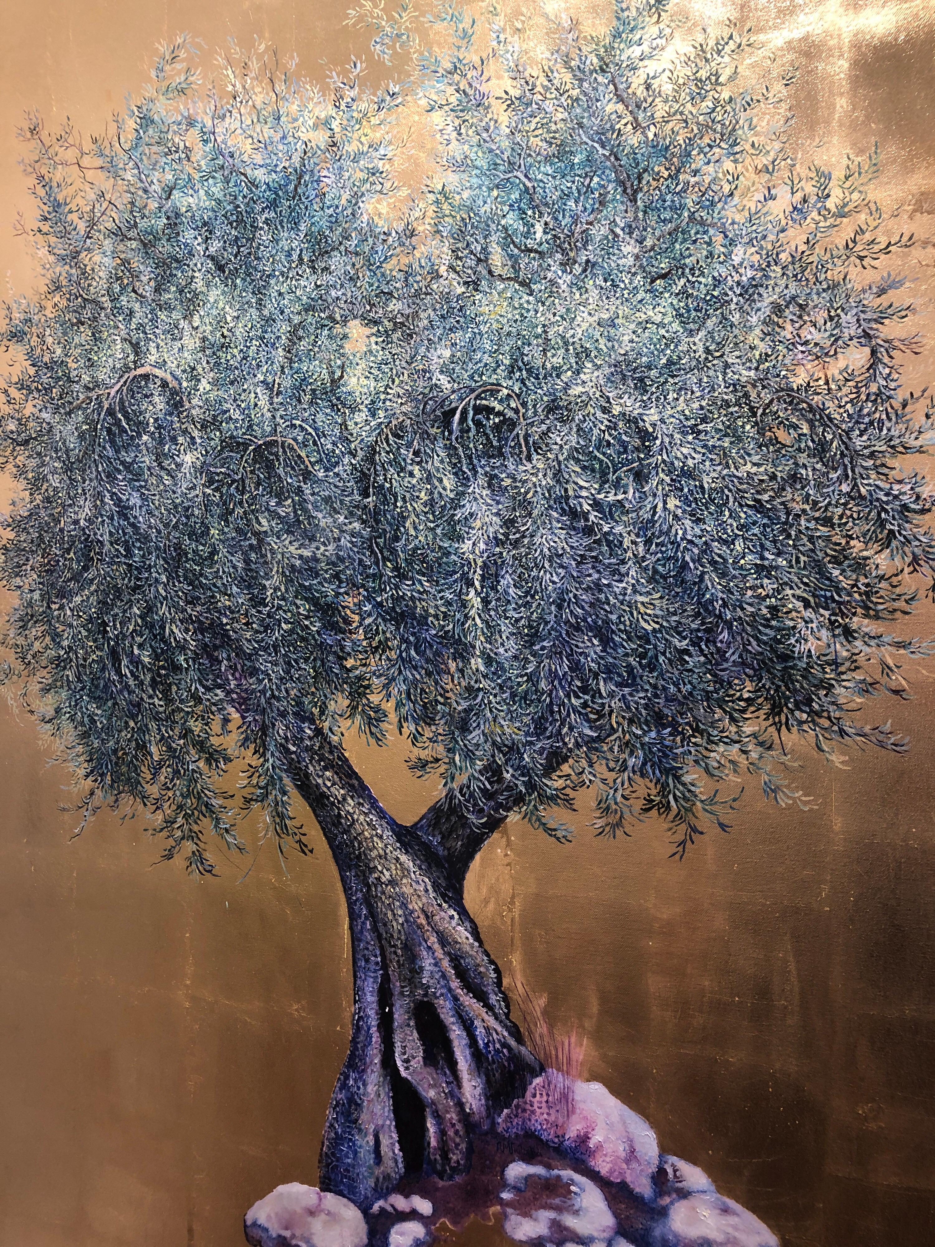 gold olive tree