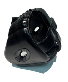 Boxing Head Gear by KARTEL - unique handcarved marble sculpture - smooth finish