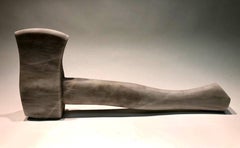 The Axe - Mega by KARTEL - unique handcarved marble sculpture -smooth finish