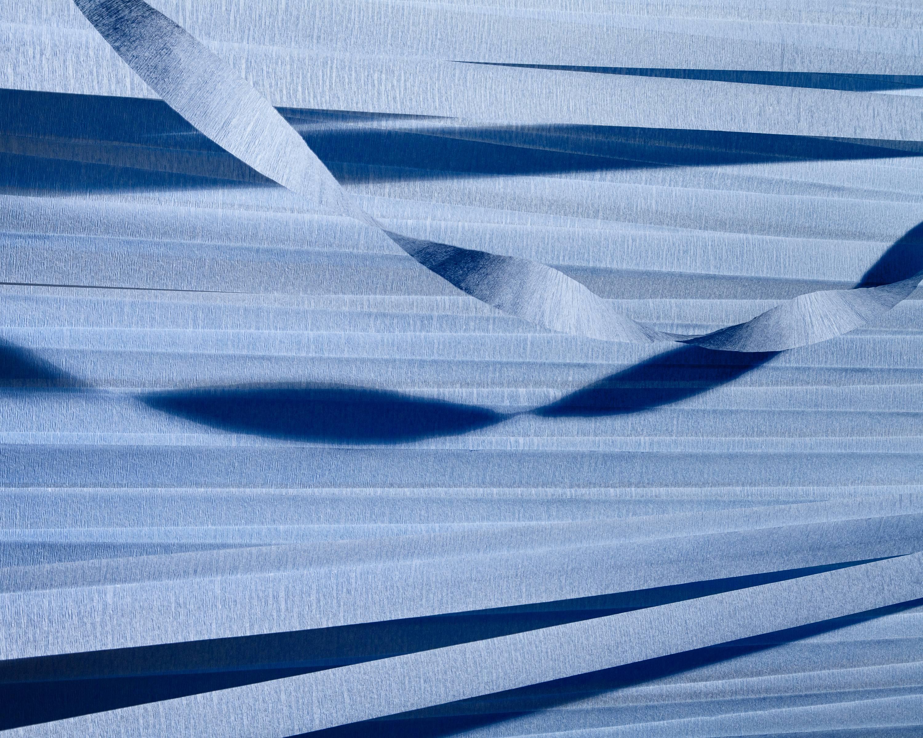 Nick Albertson Color Photograph - Blue Streamers