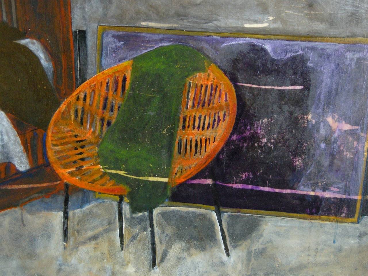 Orange Chair (the artist's bedroom)