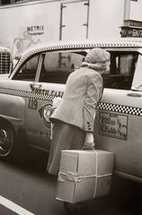 Vintage New York, (Woman/Taxi)