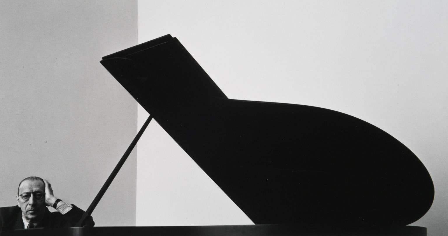 Arnold Newman Portrait Photograph - Igor Stravinsky, New York City