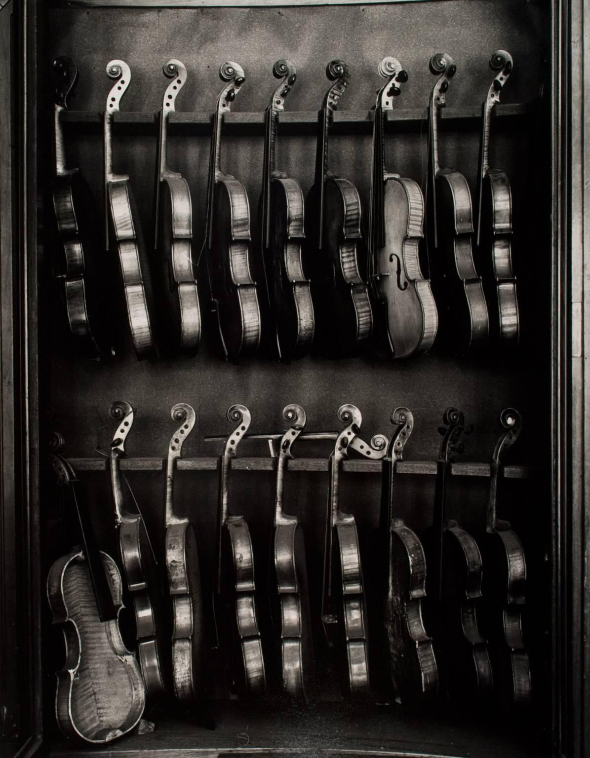 Arnold Newman Still-Life Photograph - Violins, Pennsylvania