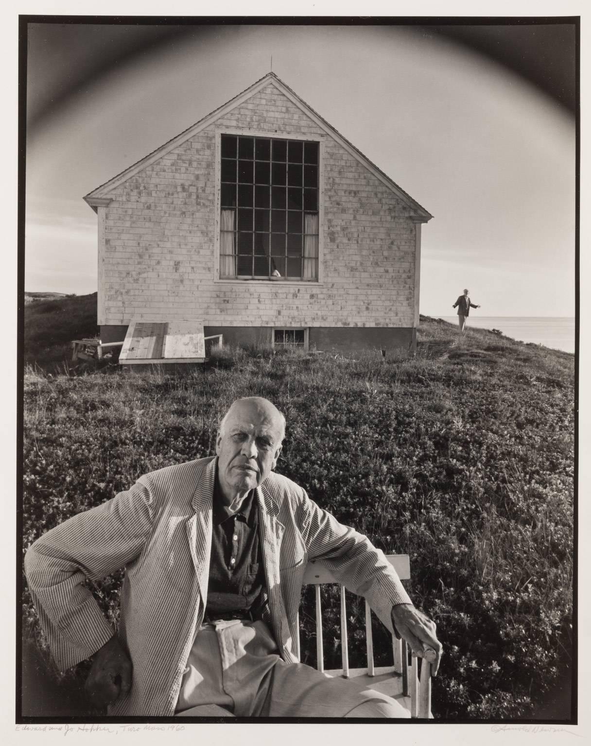 Arnold Newman Portrait Photograph - Edward Hopper, Truro, MA, 1960