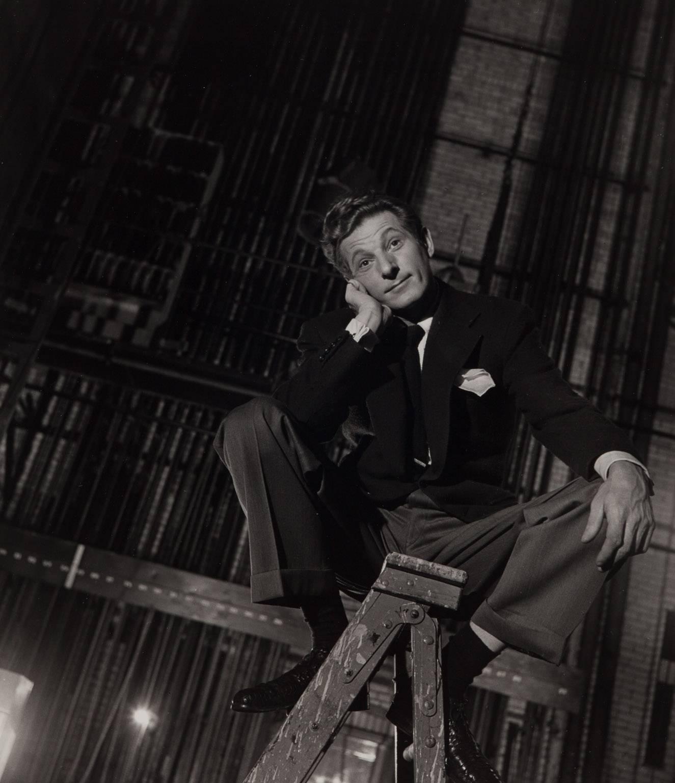 Arnold Newman Portrait Photograph - Danny Kaye, Philadelphia, PA, 1949