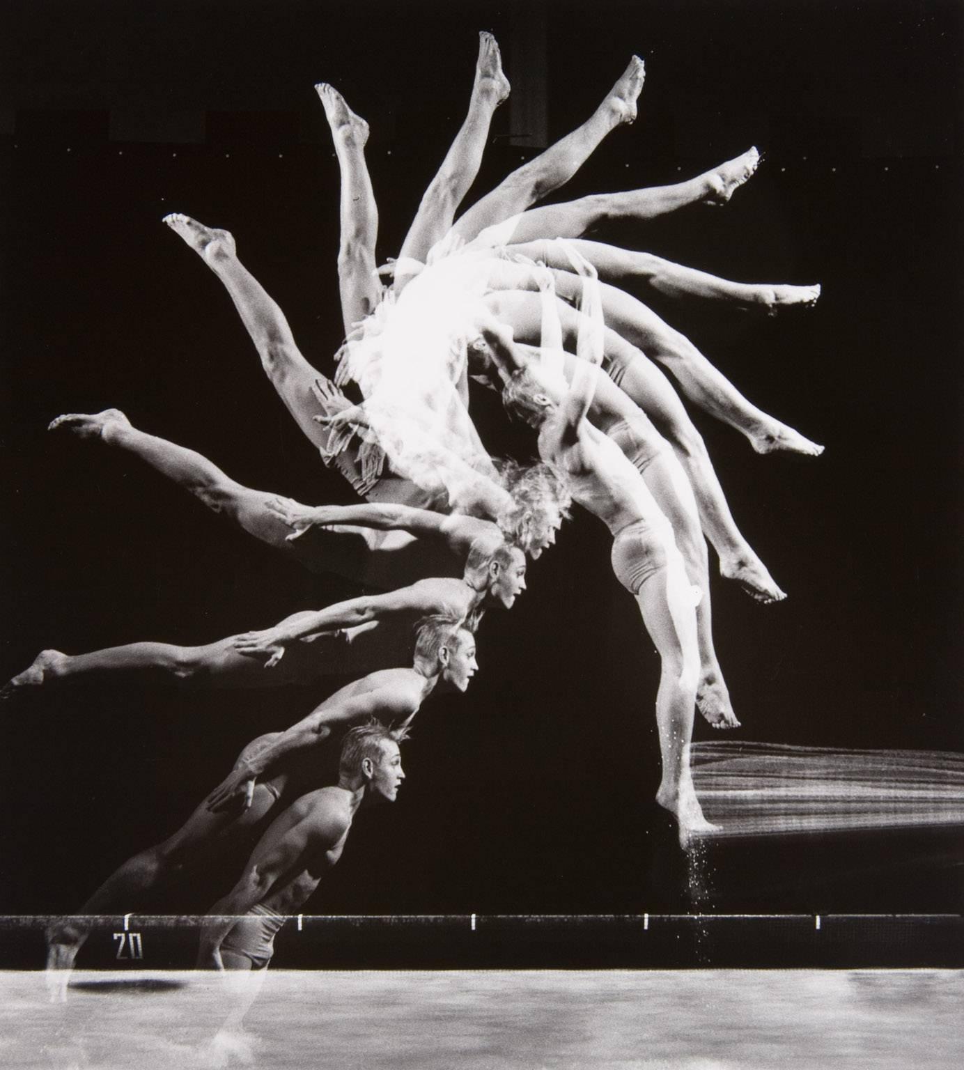 Harold Edgerton Black and White Photograph - Back Dive