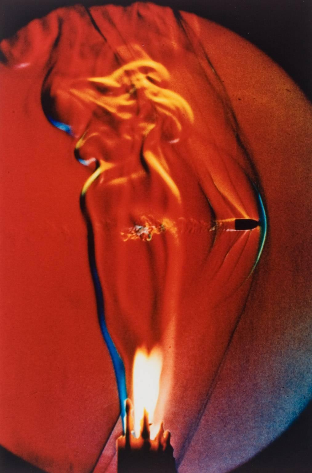 Harold Edgerton Color Photograph - Bullet through Candle Flame (with Kim Vandiver)