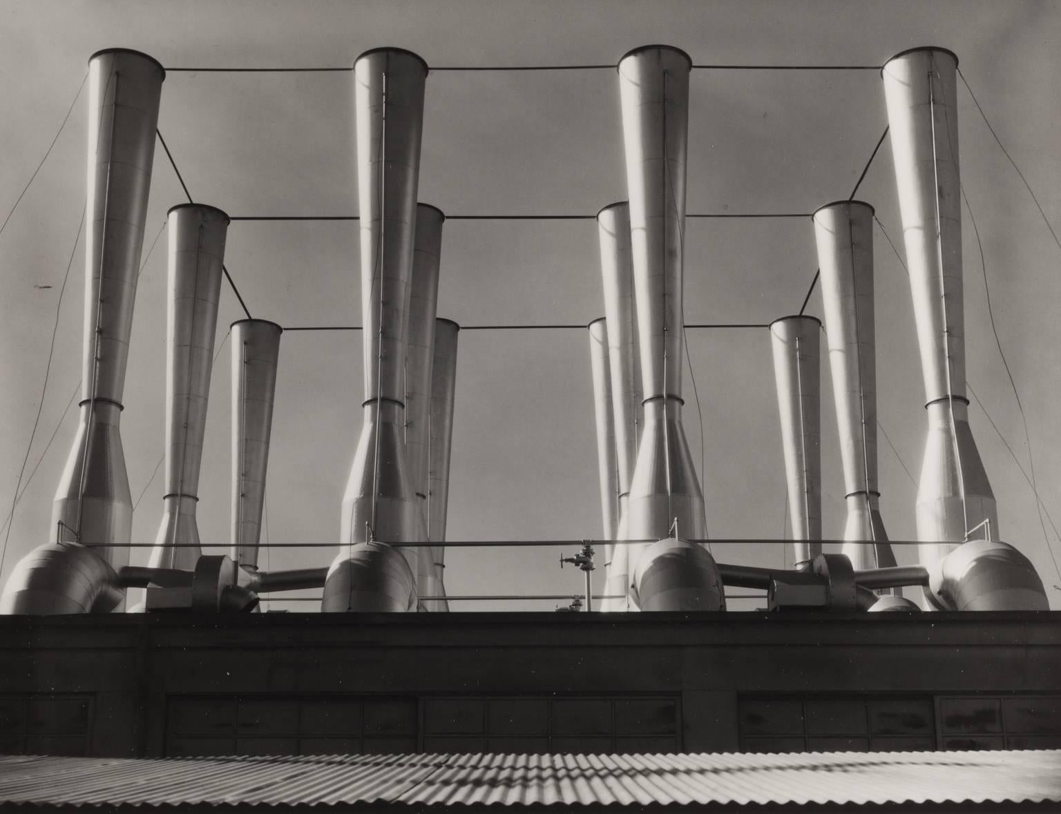 Imogen Cunningham Black and White Photograph - Faegol Ventilators