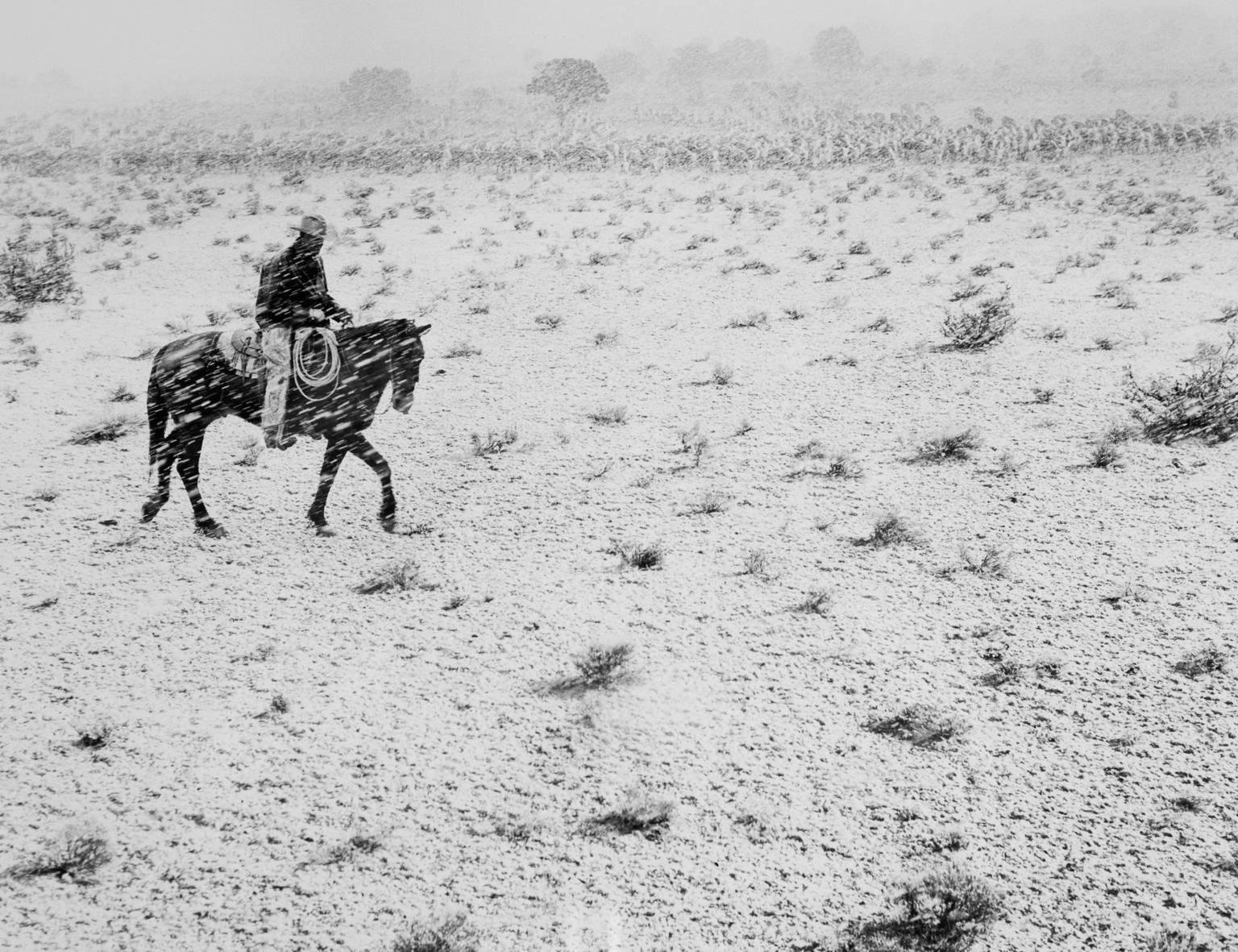 Pirkle Jones Black and White Photograph - Cowboy, Arizona