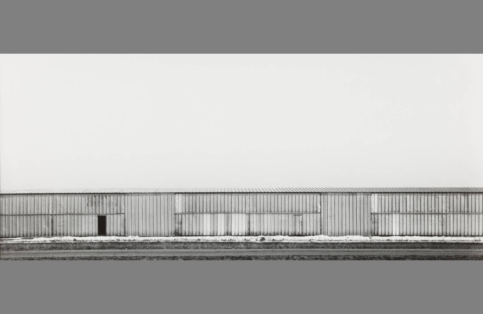 Harry Callahan Black and White Photograph - Barn, Wisconsin