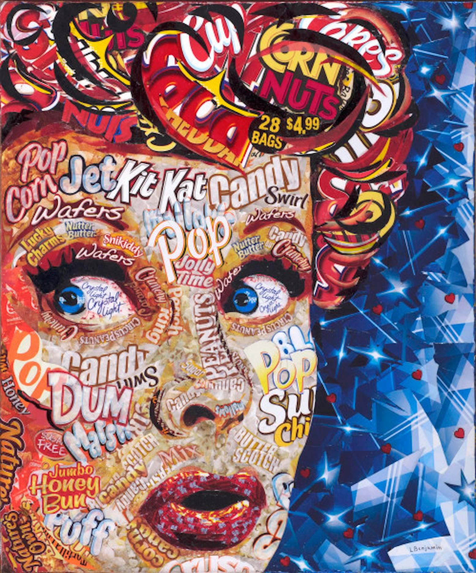 Lucy - Mixed Media Art by Laura Benjamin