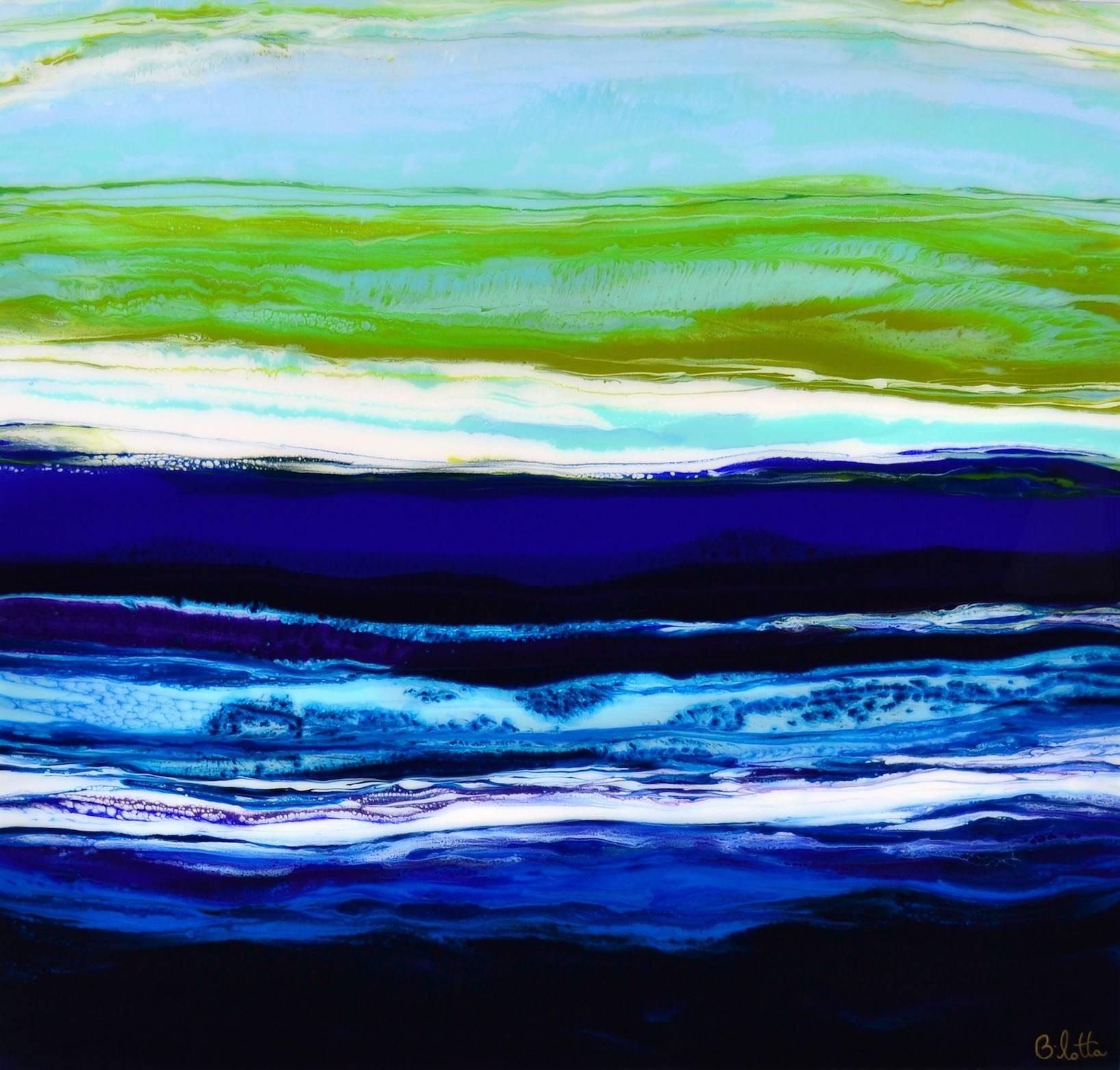 Barbara Bilotta Abstract Painting - Sea Breeze