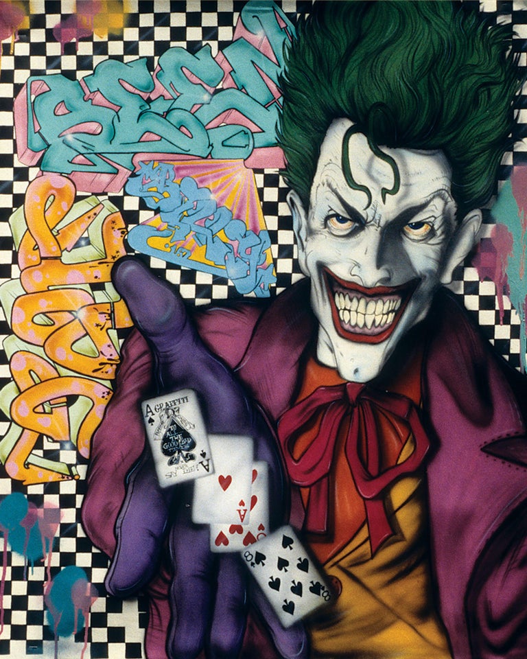 Dom (TAG) Vetro Figurative Painting - Dead Man's Hand