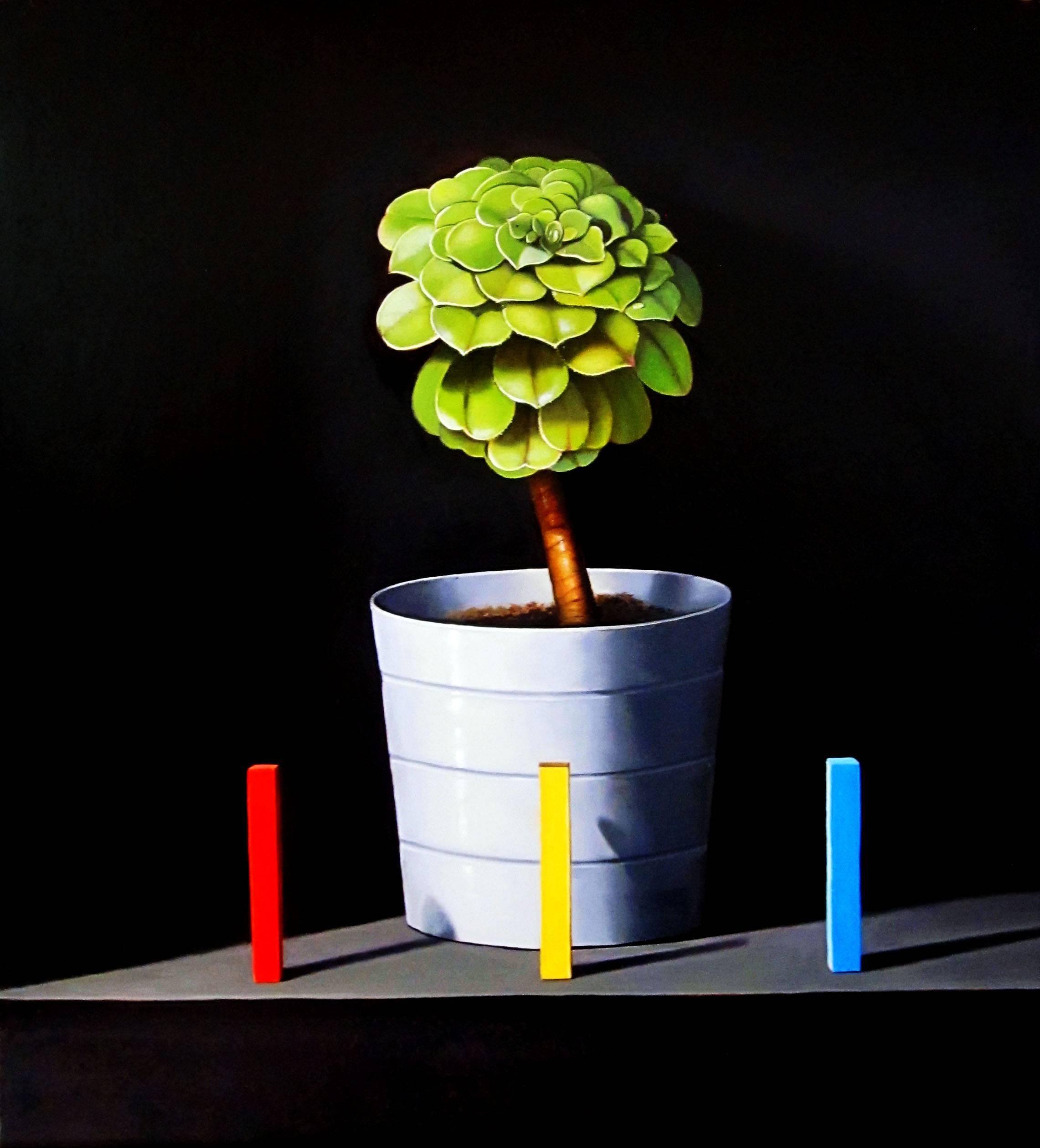 Mark Bryce Still-Life Painting - Succulent