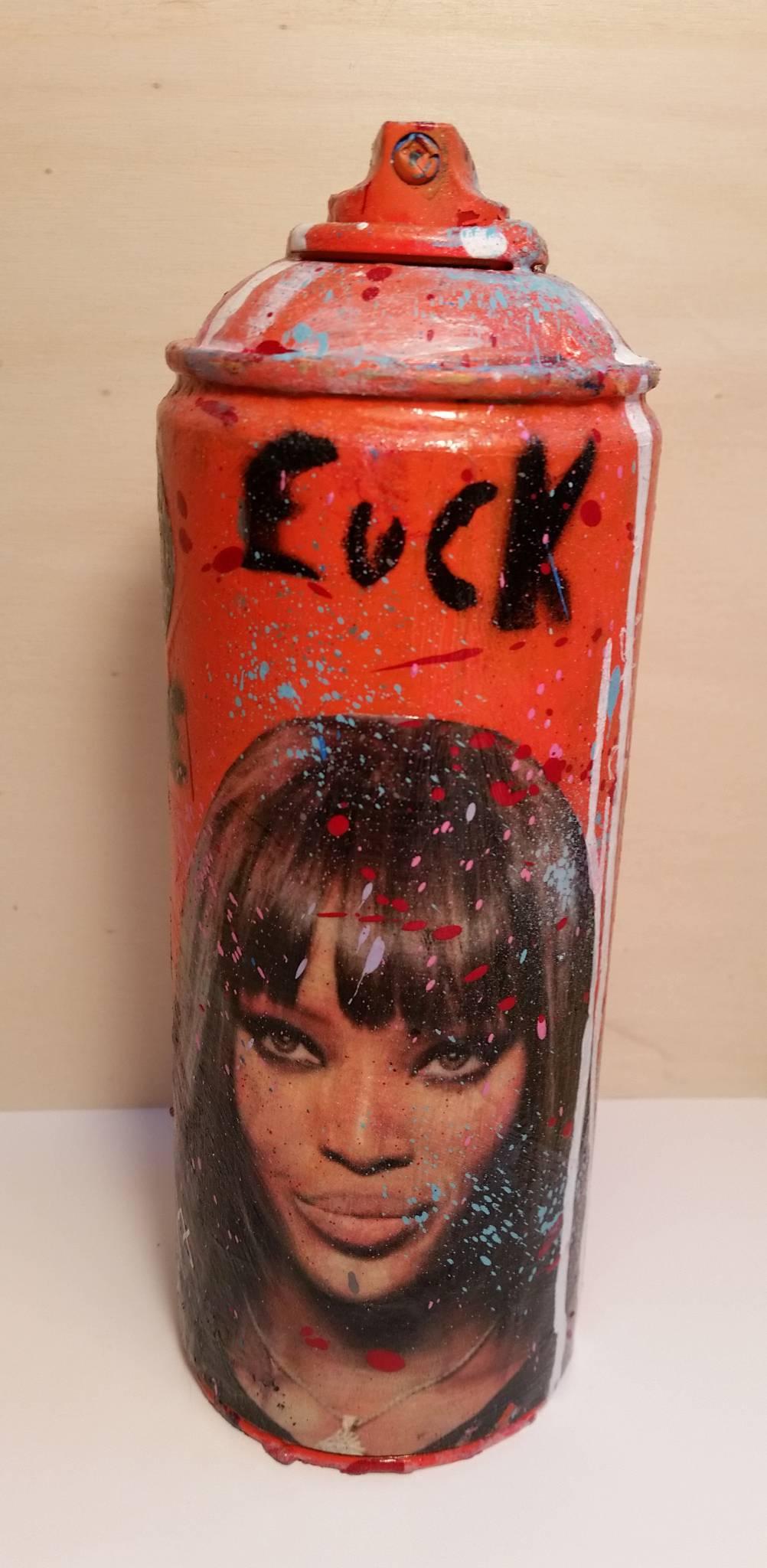 Fuck the Luxe Naomie N°05 - Mixed Media Art by Rose-Agathe Steiner