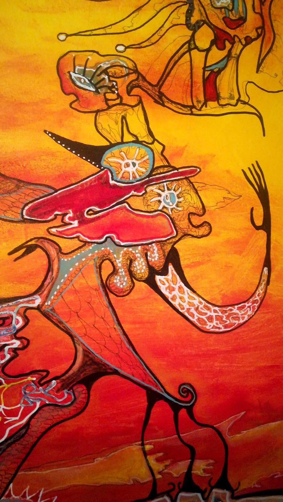 O sol et mio - Painting di Manitoba