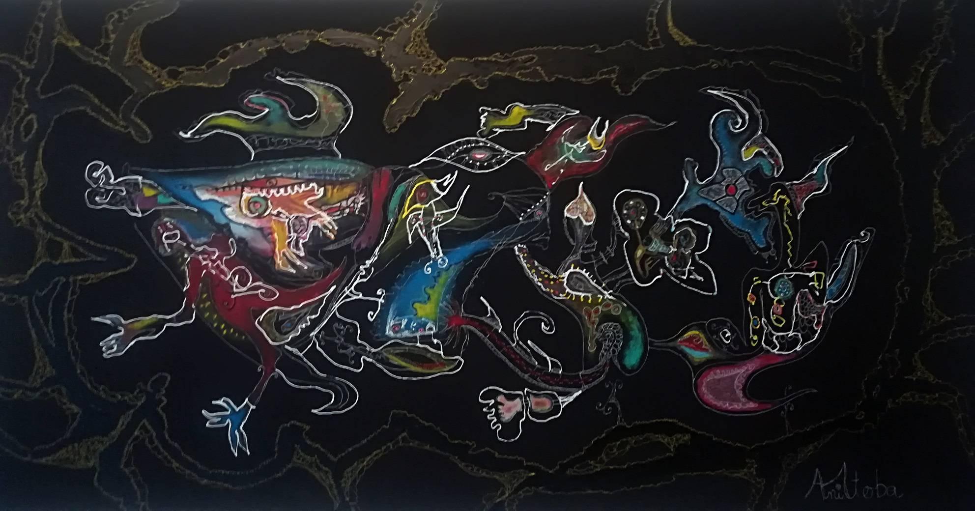 Abstract Painting di Manitoba - Arche de neo