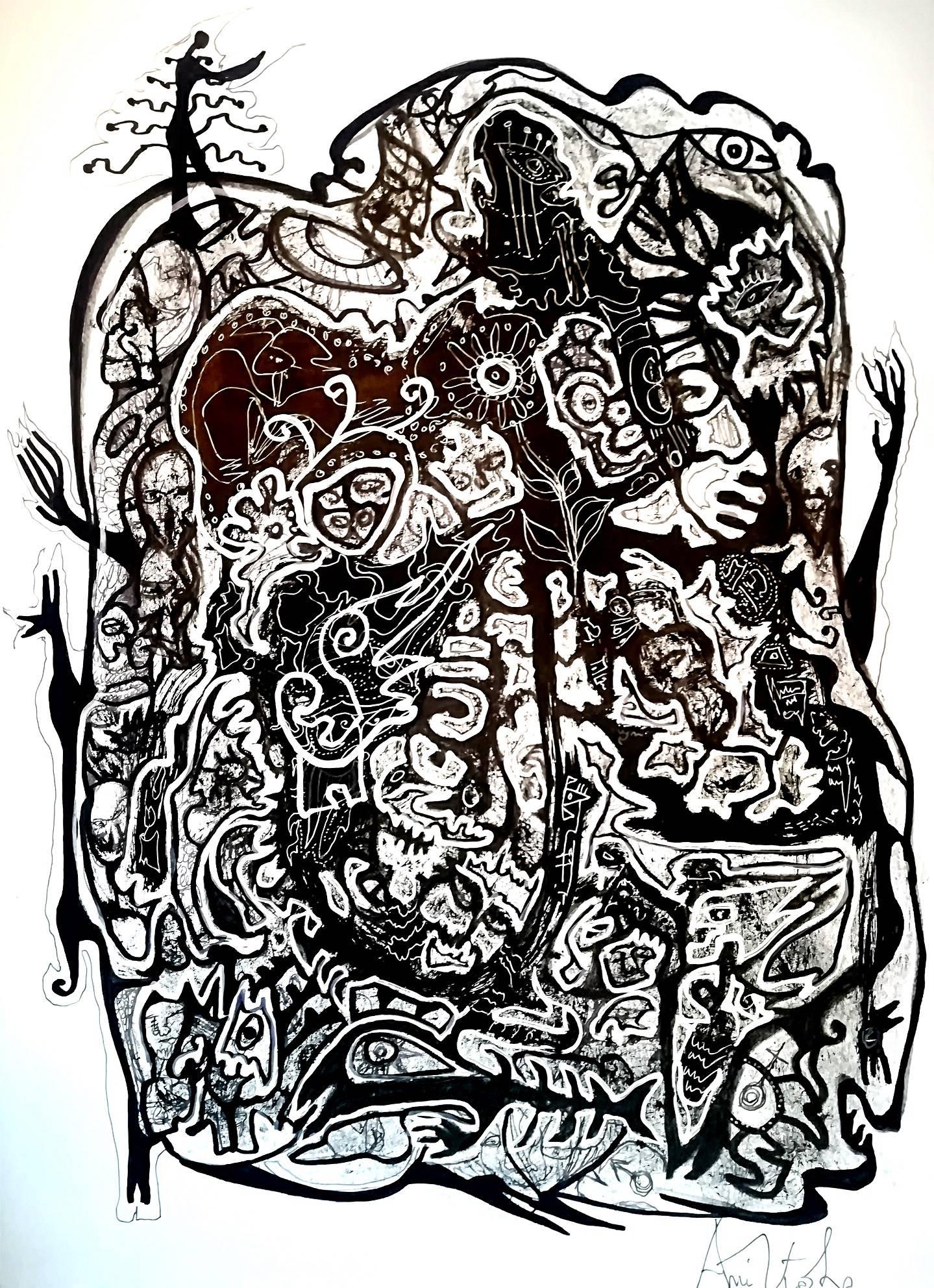 Manitoba Abstract Drawing – Insider