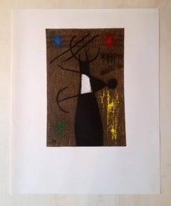 Femme et oiseau 10/10: one plate from "Femmes"