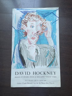 Cartel vintage original de David Hockney (1985)