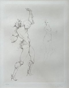 Leonor Fini – Paar (seltener Druck, Radierung)