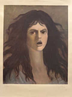 Seltene, handsignierte Serigrafie von Leonor Fini