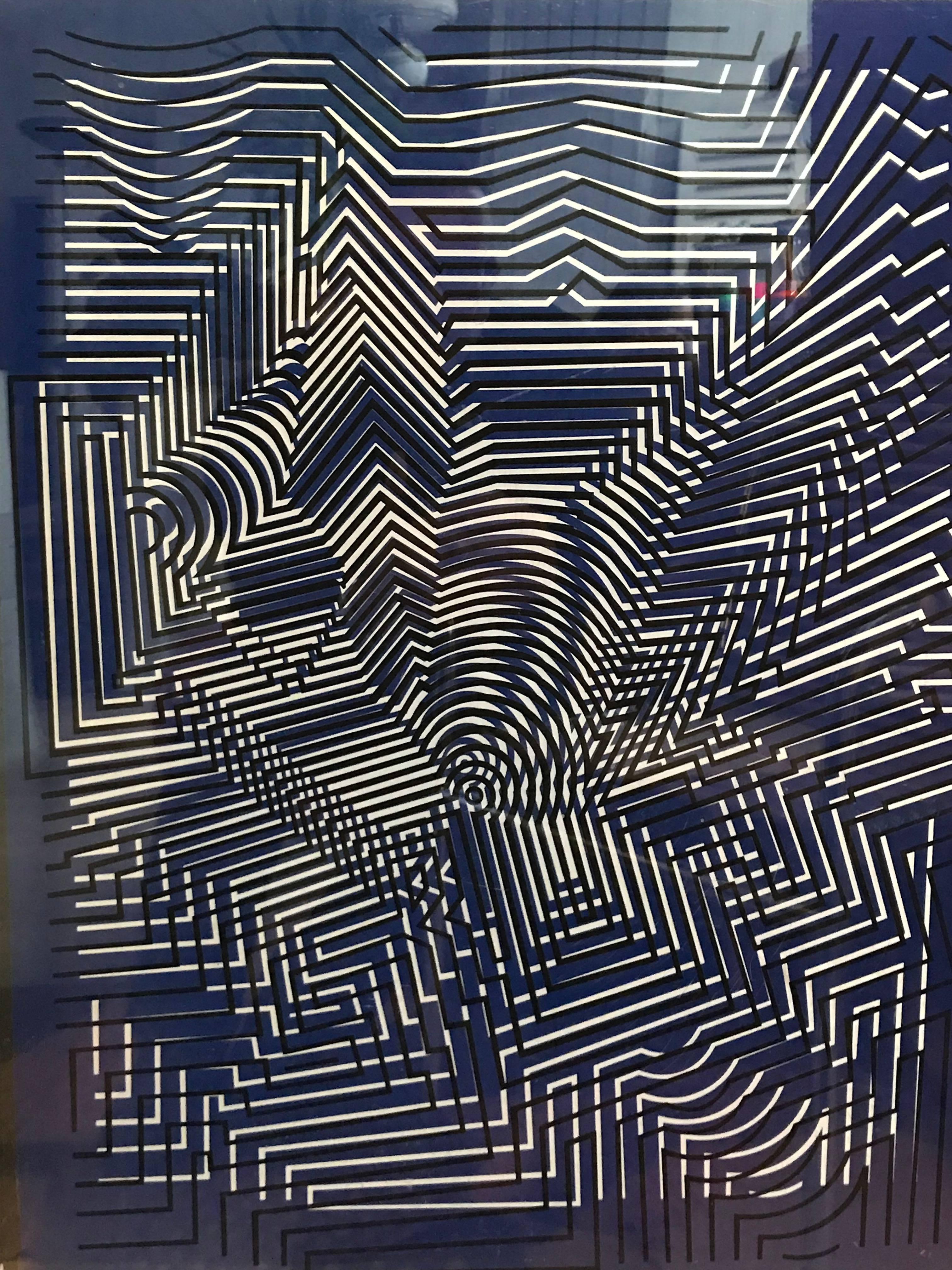 ZINT - Print by Victor Vasarely