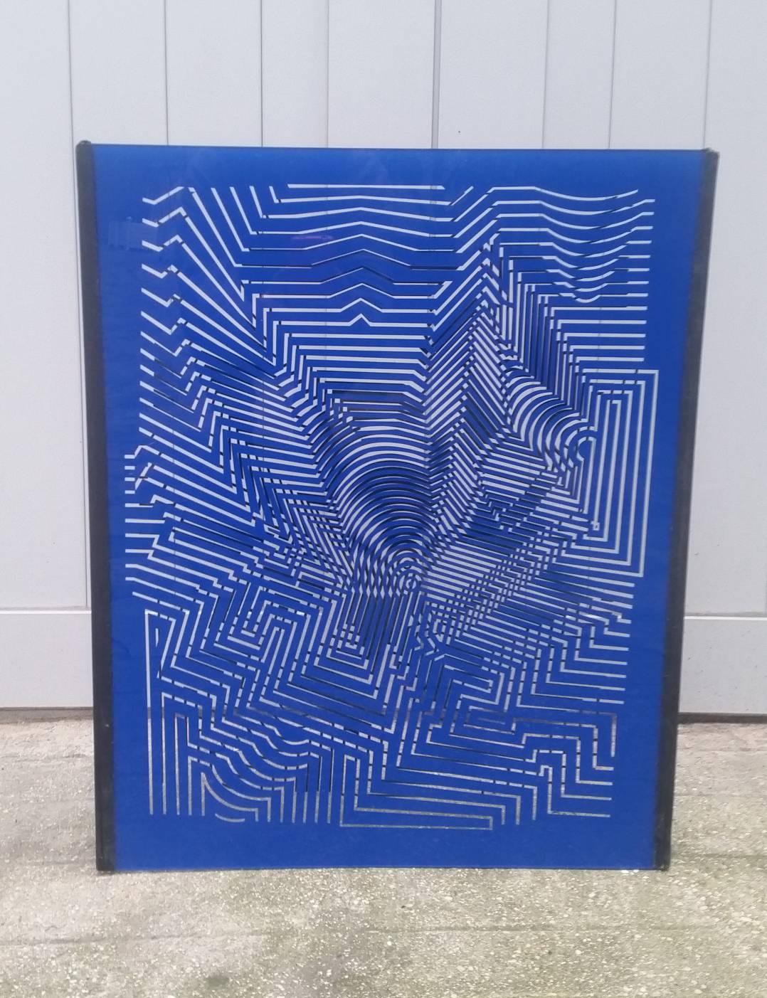 Victor Vasarely Abstract Print - ZINT