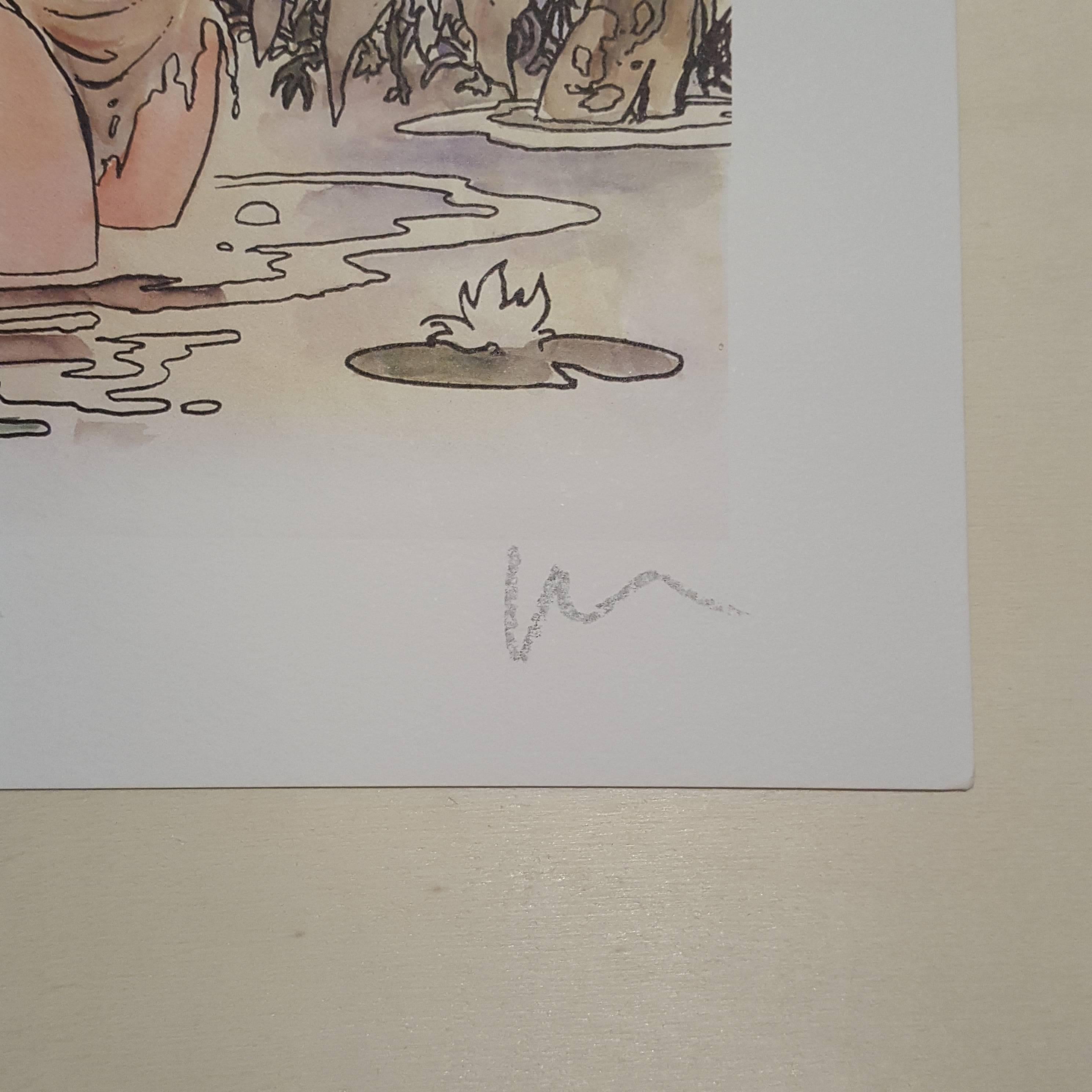 Le Déclic 1 - Print by Milo Manara