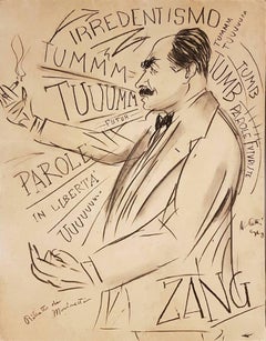 Portrait of Filippo Tommaso Marinetti