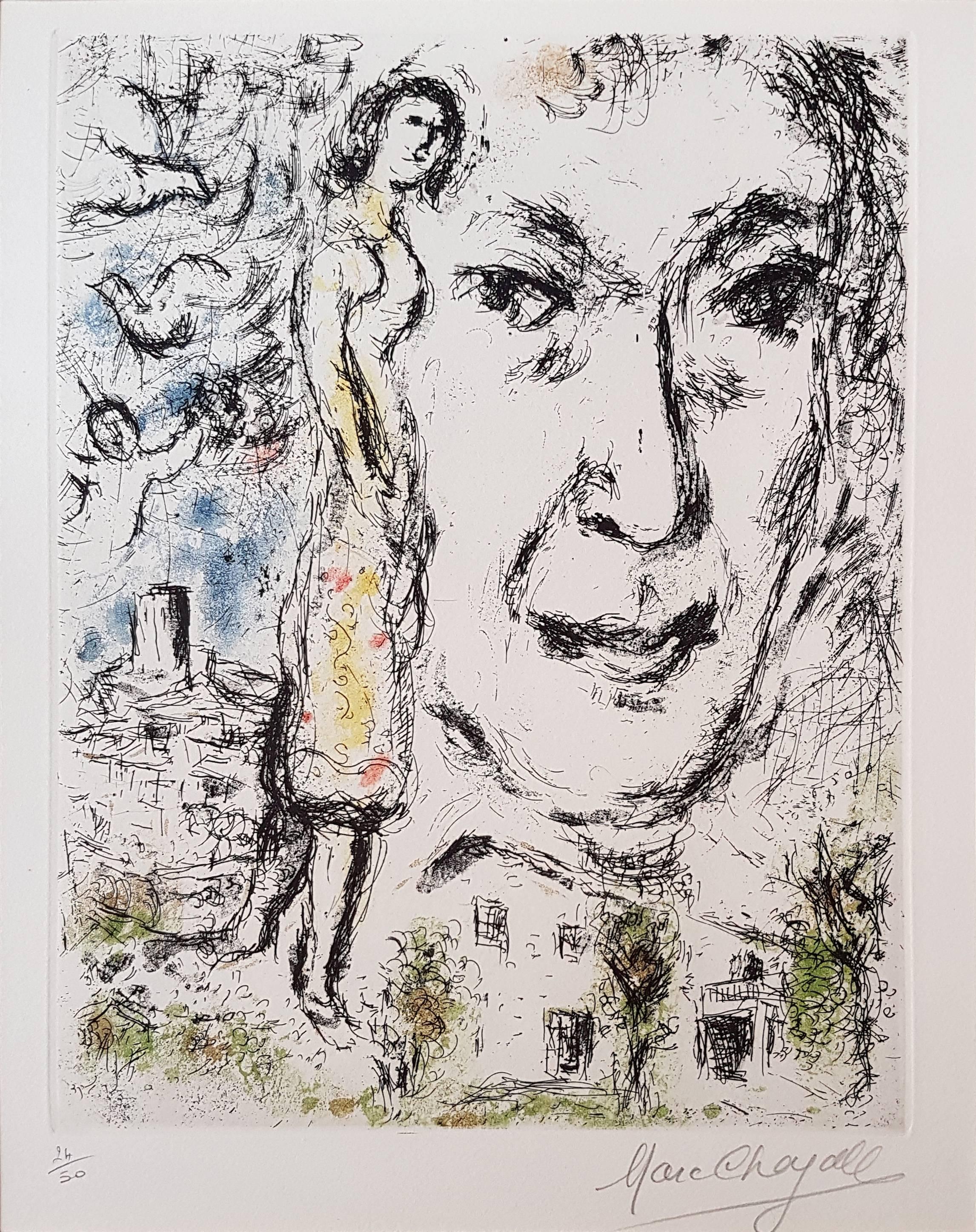marc chagall autoportrait
