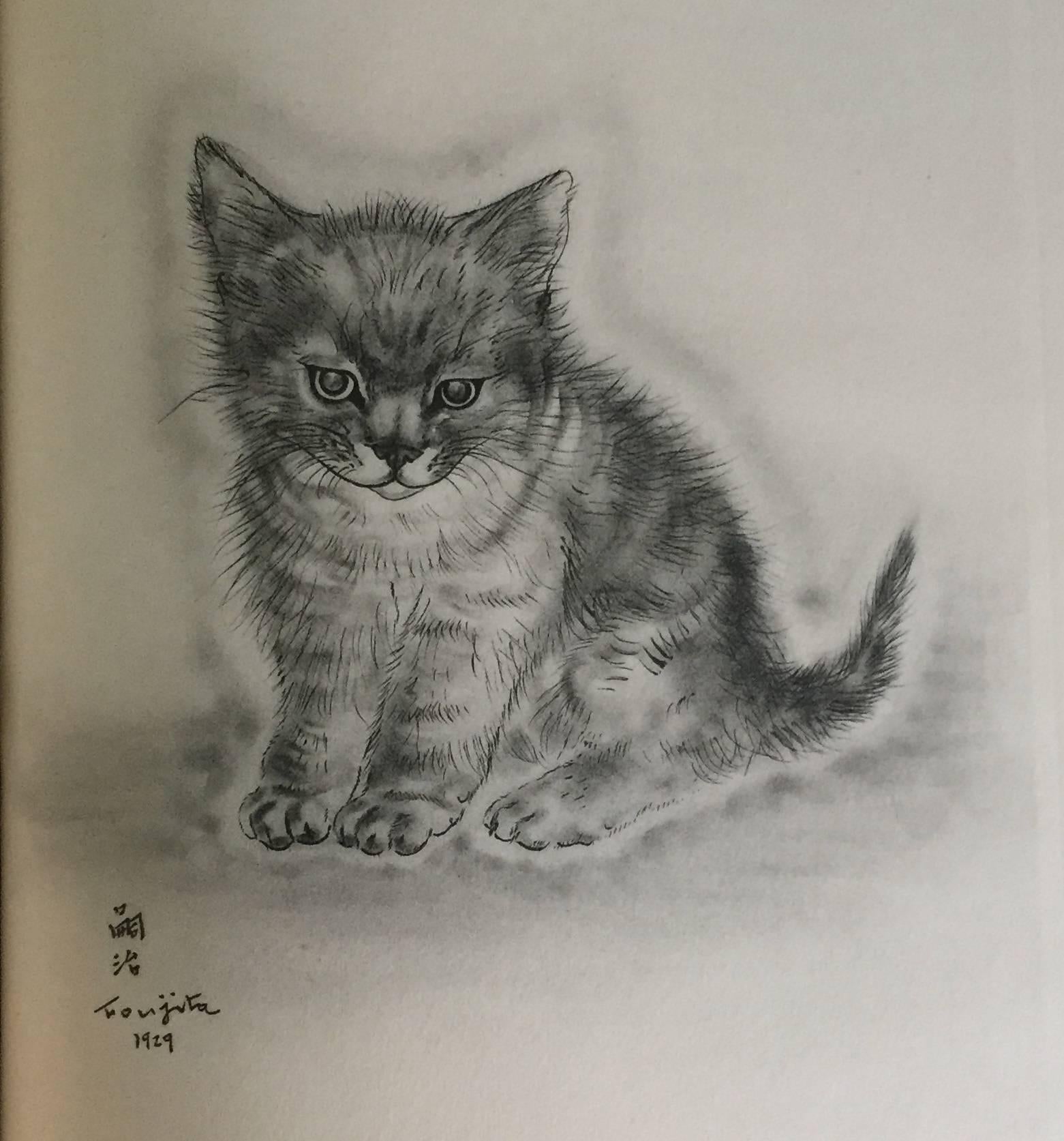Format : In-4°
Publisher : New York, Covici Friede
Pages : 84
Circulation : 500
Michael Joseph, A Book of Cats, Original Illustrations by Leonard T. Foujita.

Edition of 500 copies numbered and signed by the artist and printed on hand made Arches