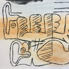 Untitled - Original Etching by Le Corbusier - 1953