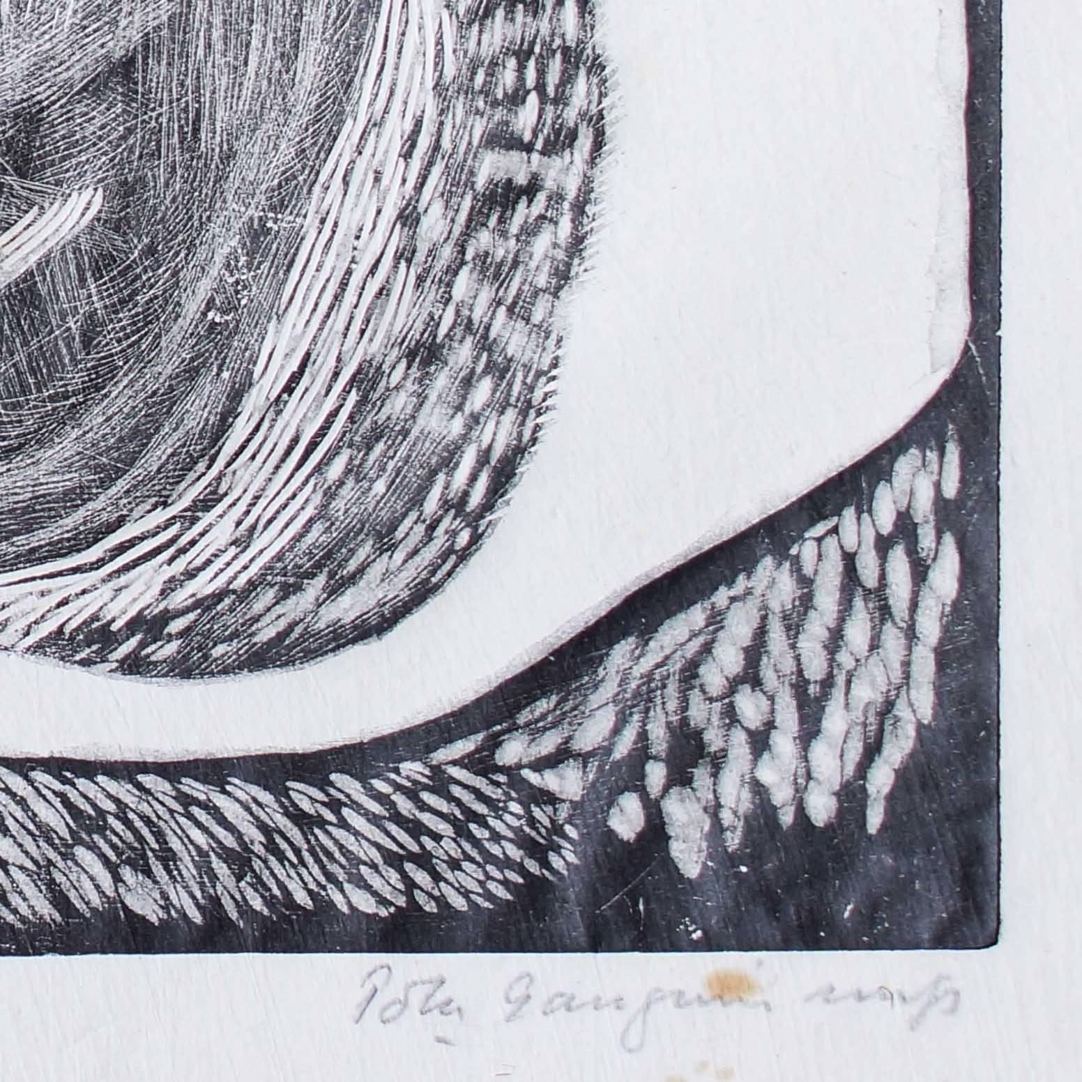 Zweite Ausgabe, signiert 1921 von Pola Gauguin, dem Sohn des Künstlers: links unten  