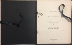 Il etait une petit pie by Joan Mirò and Lise Hirtz