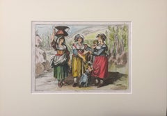 Antique Donne Tirolesi - Etching - 1809