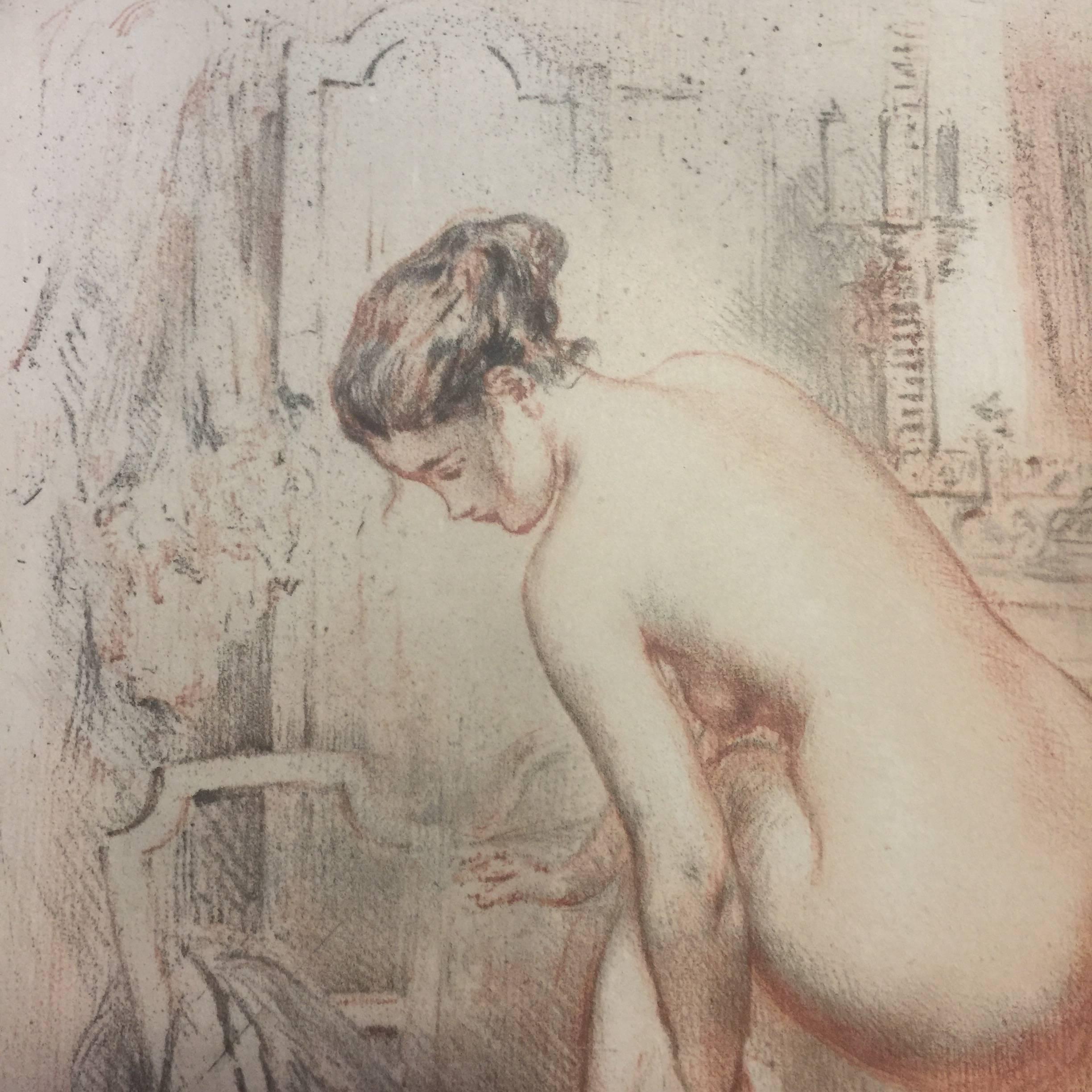 La Toilette - Print by Armand Breton